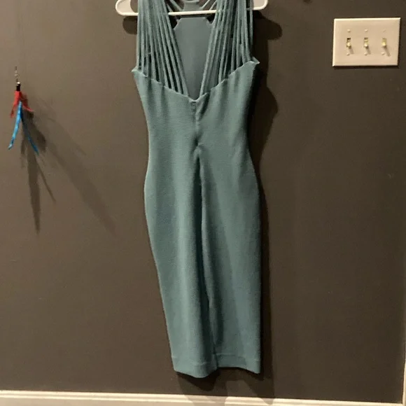 Dress the Population size small Gwen midi sexy bodycon fit excellent condition - Picture 6 of 7